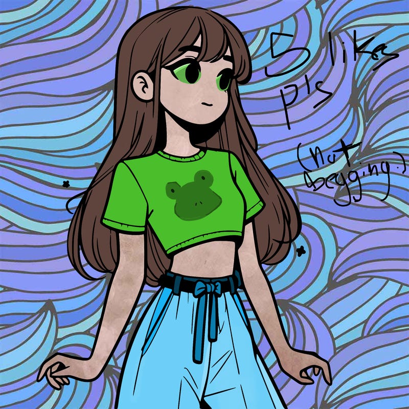 girl in a cute crop top