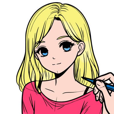 draw a realistic girl