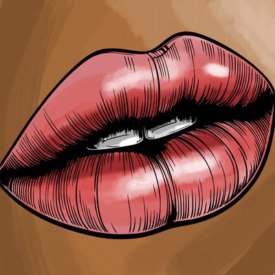 realistic lips