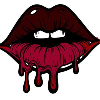 lips that look realistic and drip