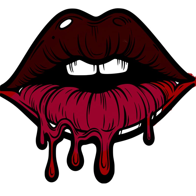 lips that look realistic and drip