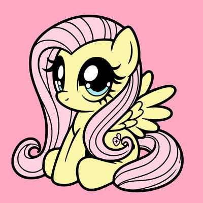 fluttershy muy little pony