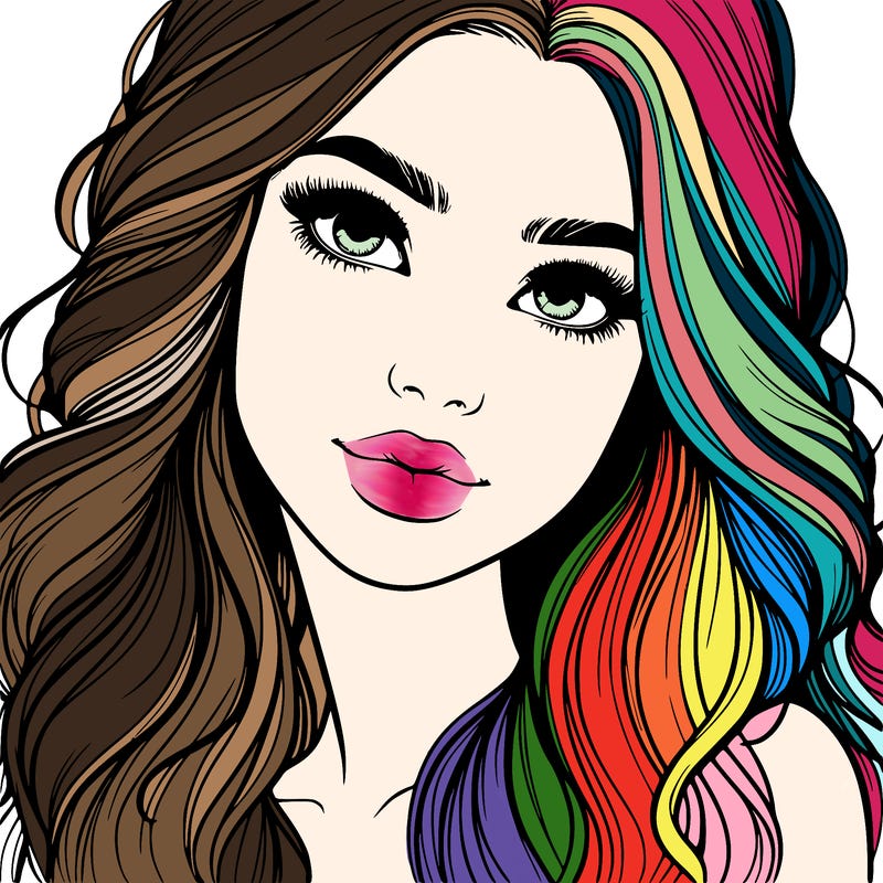 beautiful realistic girl