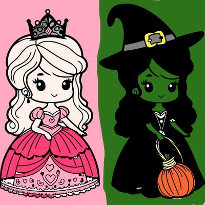 princess as a witch