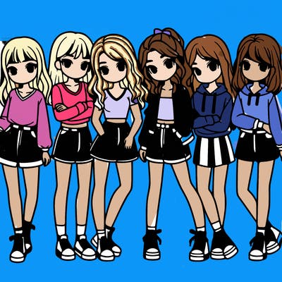 teenage girl squad