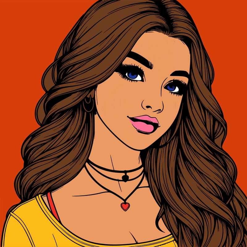 detailed realistic girl