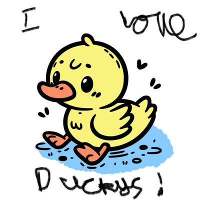 cute duck