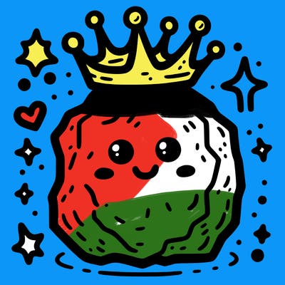 the rock with a crown