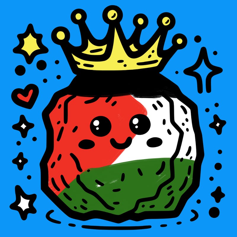 the rock with a crown