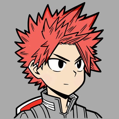 kirishima from my hero academia