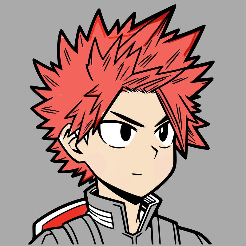 kirishima from my hero academia