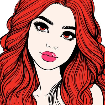 beautiful realistic girl