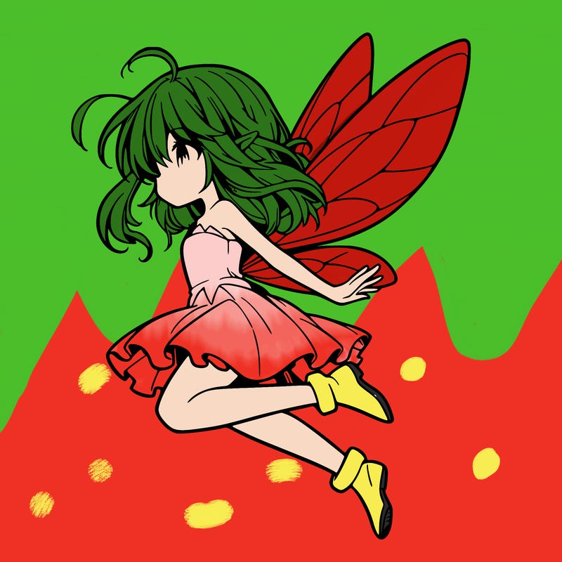 manga fairy flying