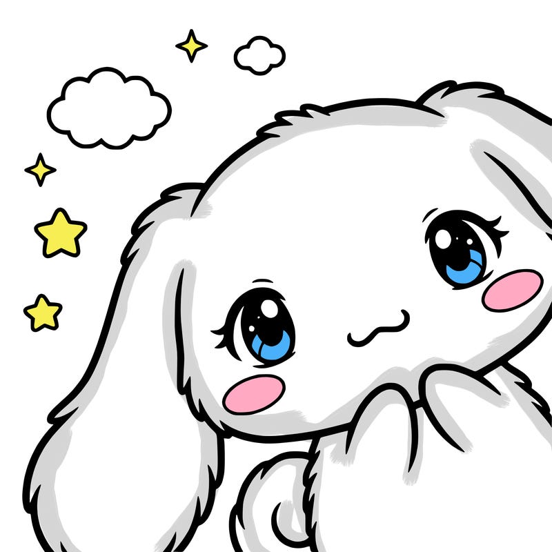 anime cinnamoroll cute fluffy