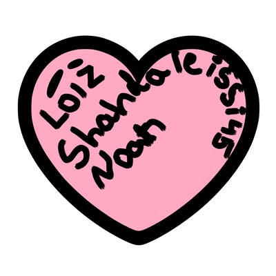 a blank heart