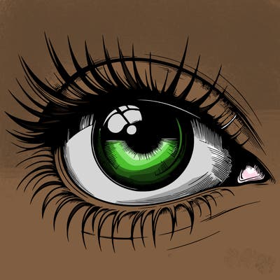 realistic eye