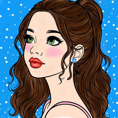 beautiful realistic girl