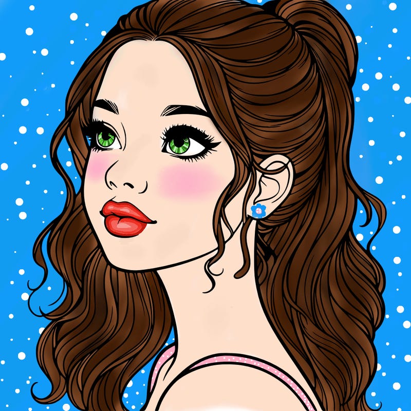 beautiful realistic girl