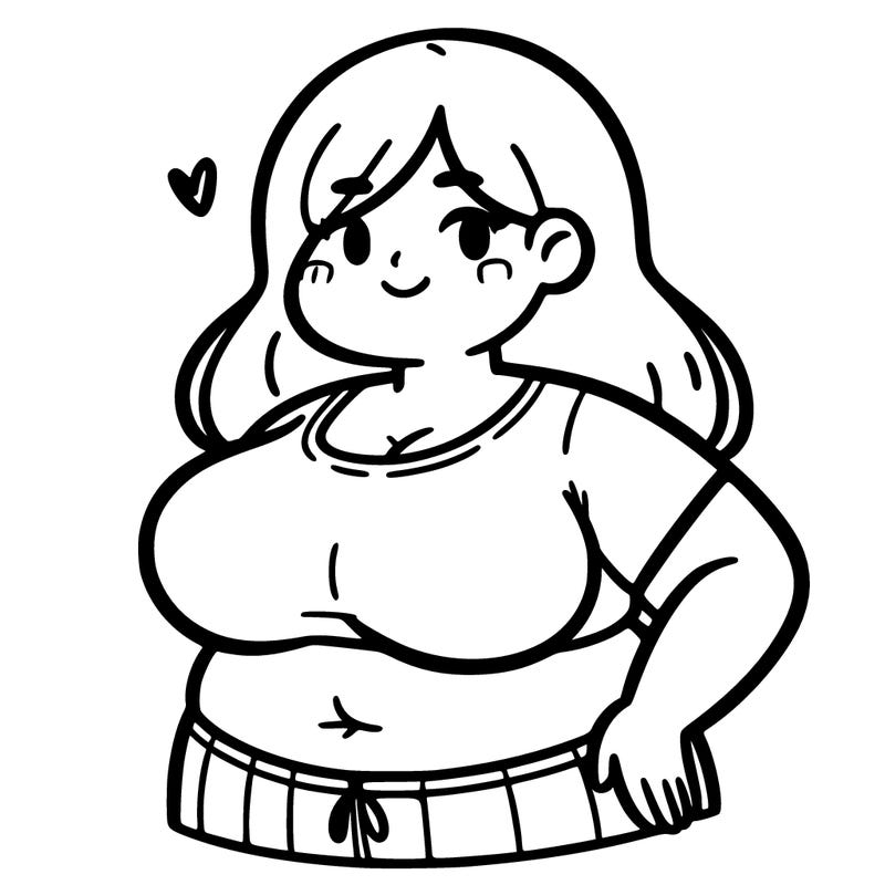 chubby woman