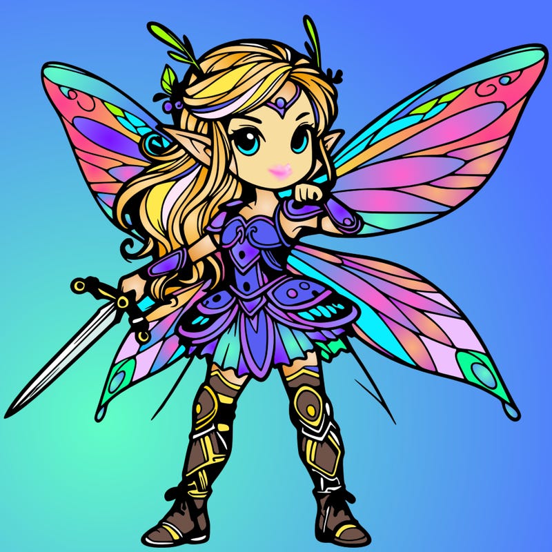 fantasy fairy warrior