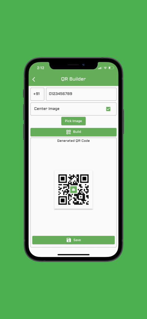 ToolKit(Pro) - Interfaz de la aplicación ToolKit Pro que muestra la herramienta Creador de QR generando un código QR personalizado con un icono centrado