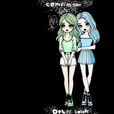 a group of girls realistic