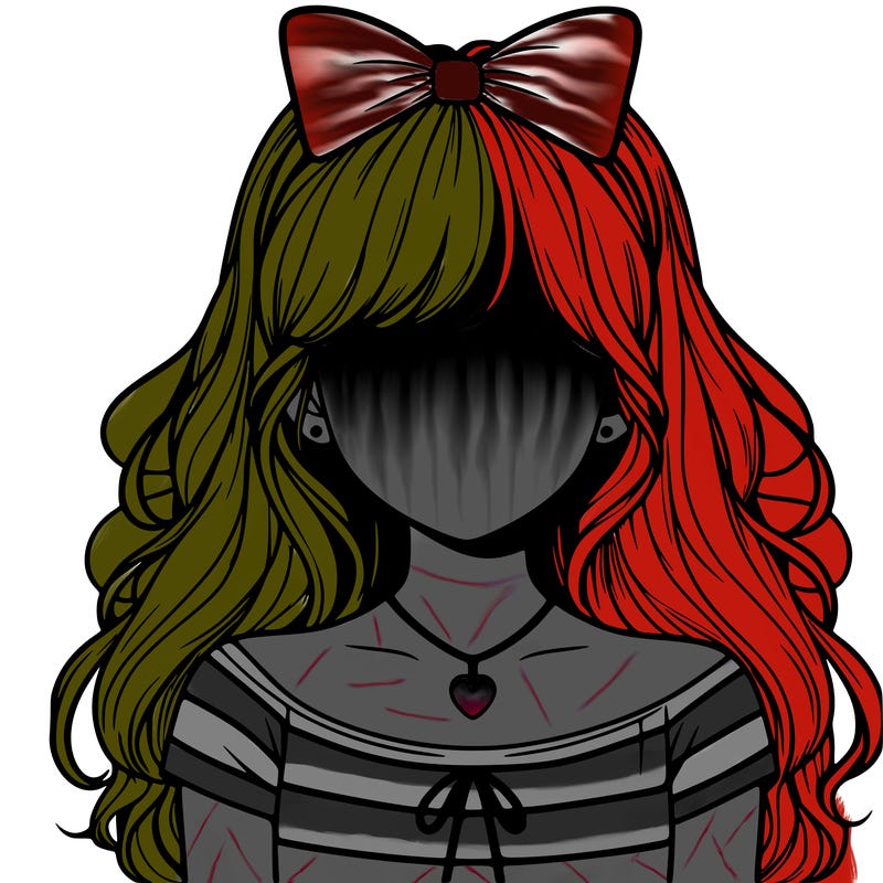 realistic girl no face