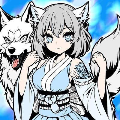 anime werewolf girl