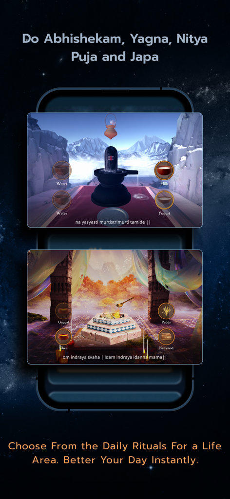 Astro Sadhana: Vedic Astrology - Digital Vedic rituals including Abhishekam and Yagna in the Astro Sadhana app