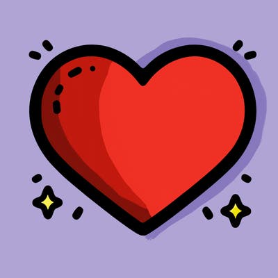 blank  heart
