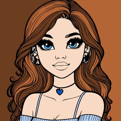 realistic pretty girl