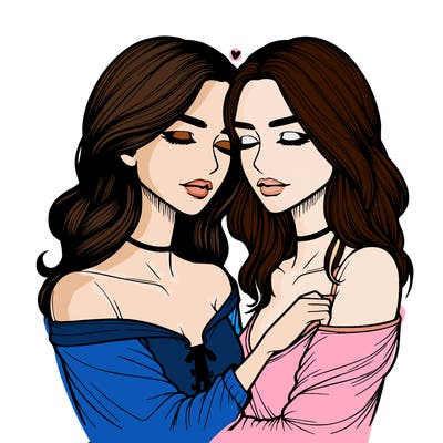 realistic girls in love