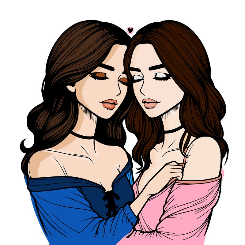 realistic girls in love