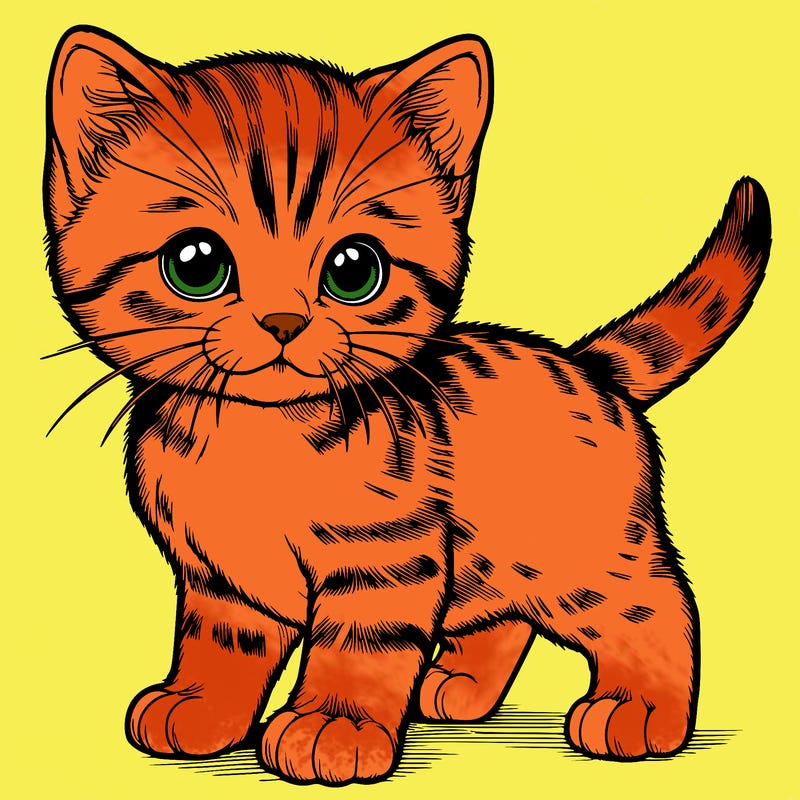 realistic kitten