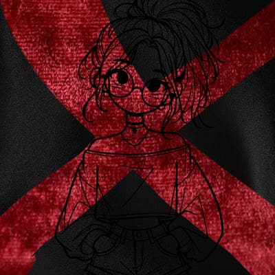 girl with a messy ponytail glasses a baggy crop top and jean shorts