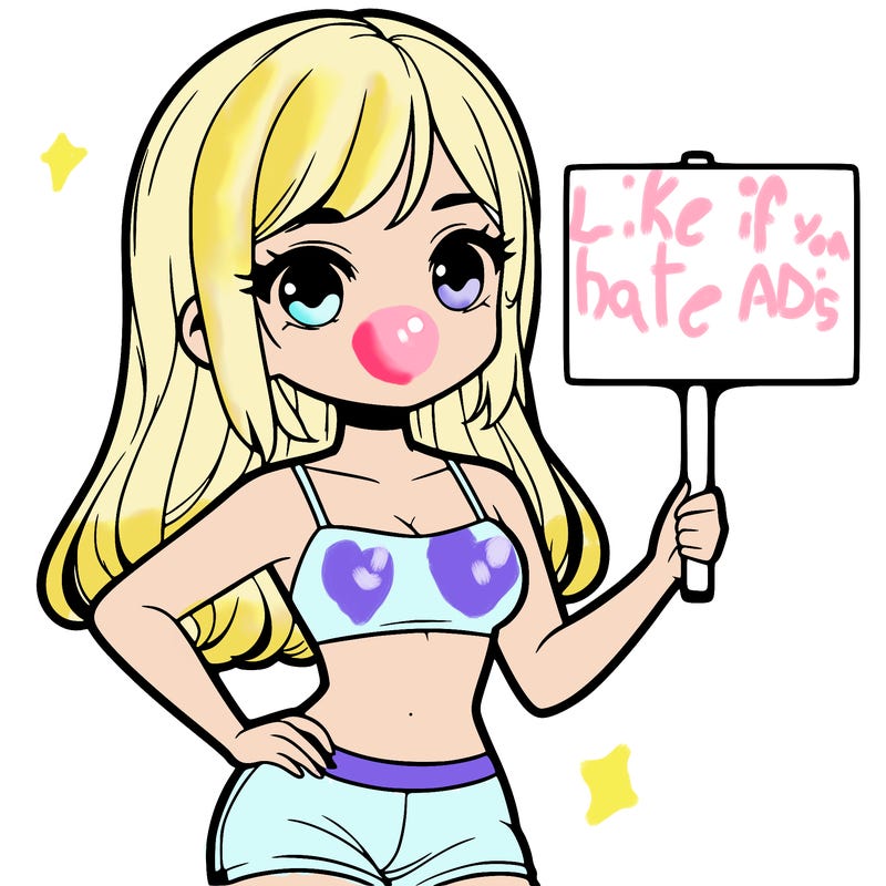 girl in a cute crop top holding a blank sign