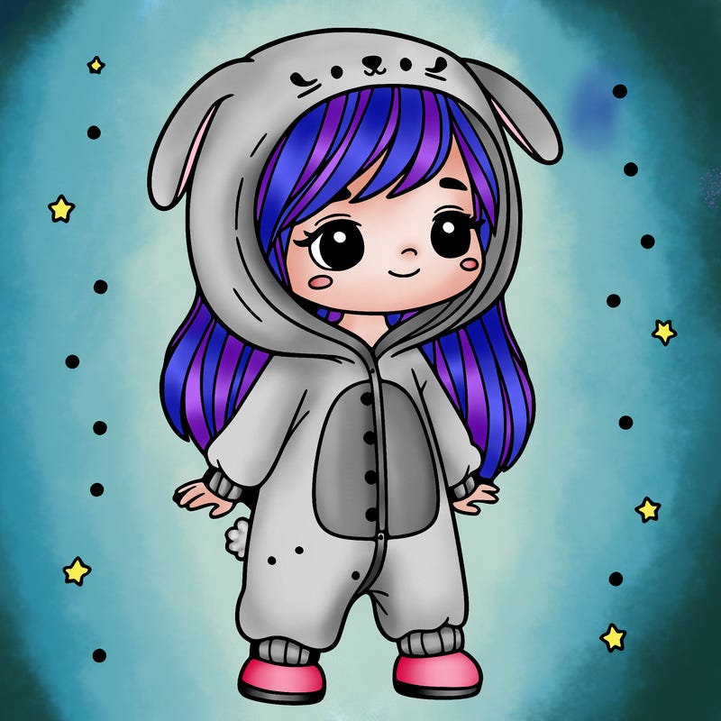 girl in onesie