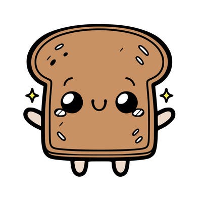 cute toast