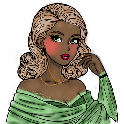 an elegant woman