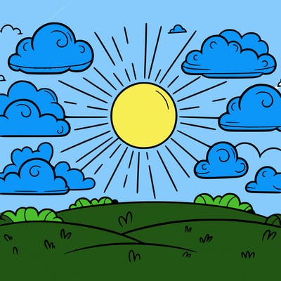 sky and clouds