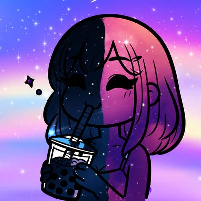 a girl drinking boba