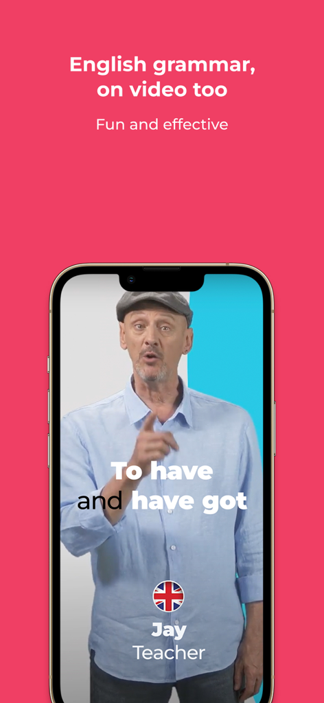 ABA English - Learn English - ABA Englishモバイルアプリで文法ビデオレッスンを行っているネイティブ英語教師。