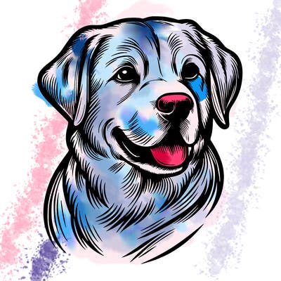 realistic dog