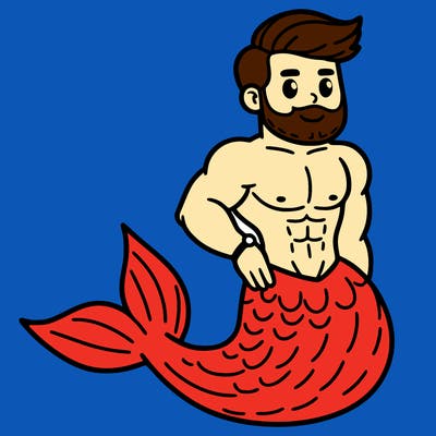 mermaid man