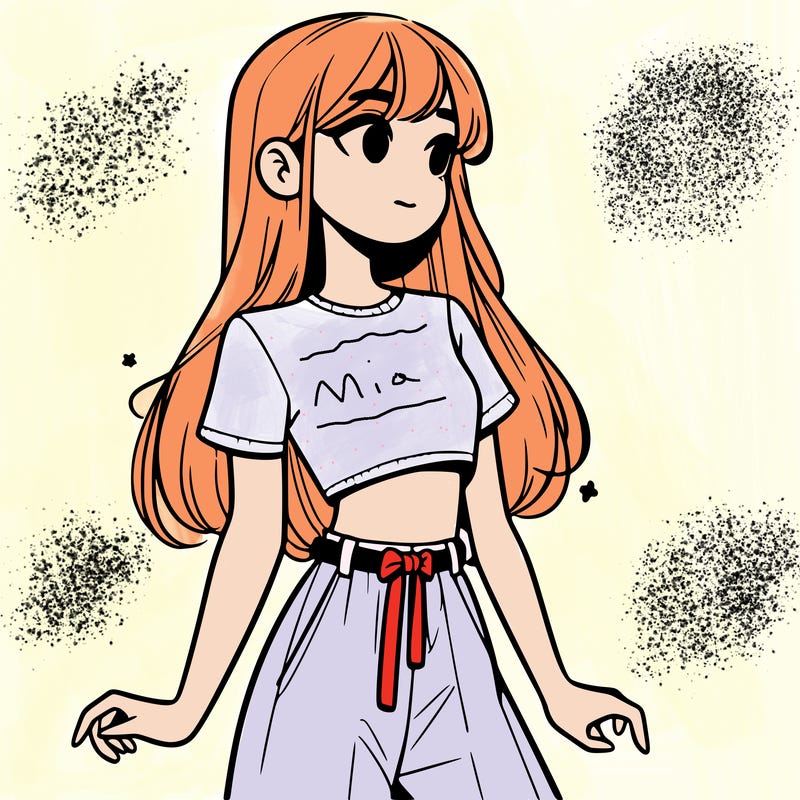 girl in a cute crop top