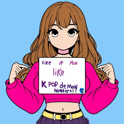 girl holding a blank sign in a long sleeve crop top