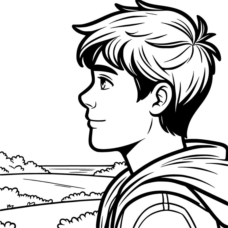 someone looking into the distance