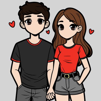 boyfriend and girlfriend