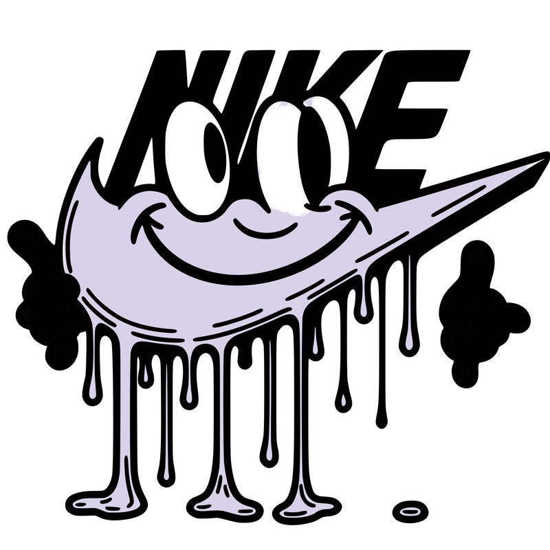 drippy nike logo