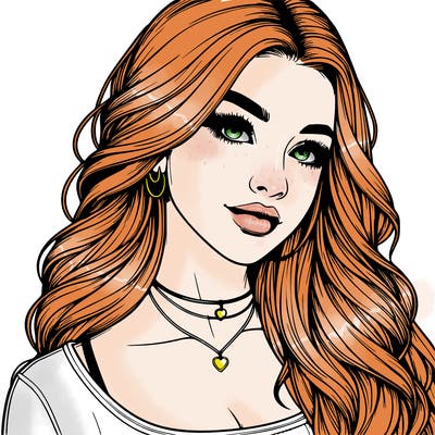 detailed realistic girl